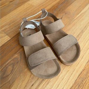Toddler Brown Tan Ankle Strap Sandals - NWT